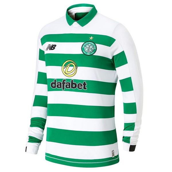 Maillot Football Celtic Domicile ML 2019-20 Vert